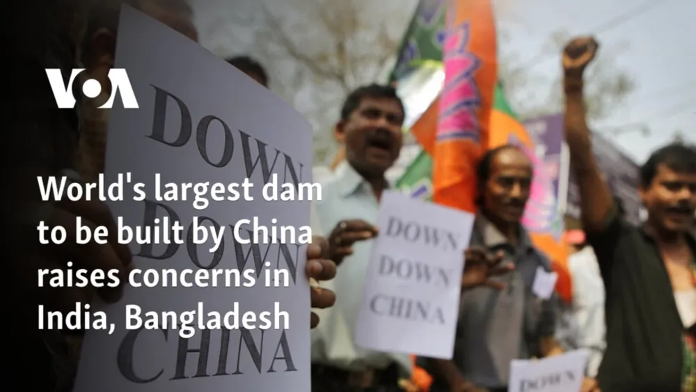 Concerns Rise Over China's Planned Mega Dam Impacting India and Bangladesh