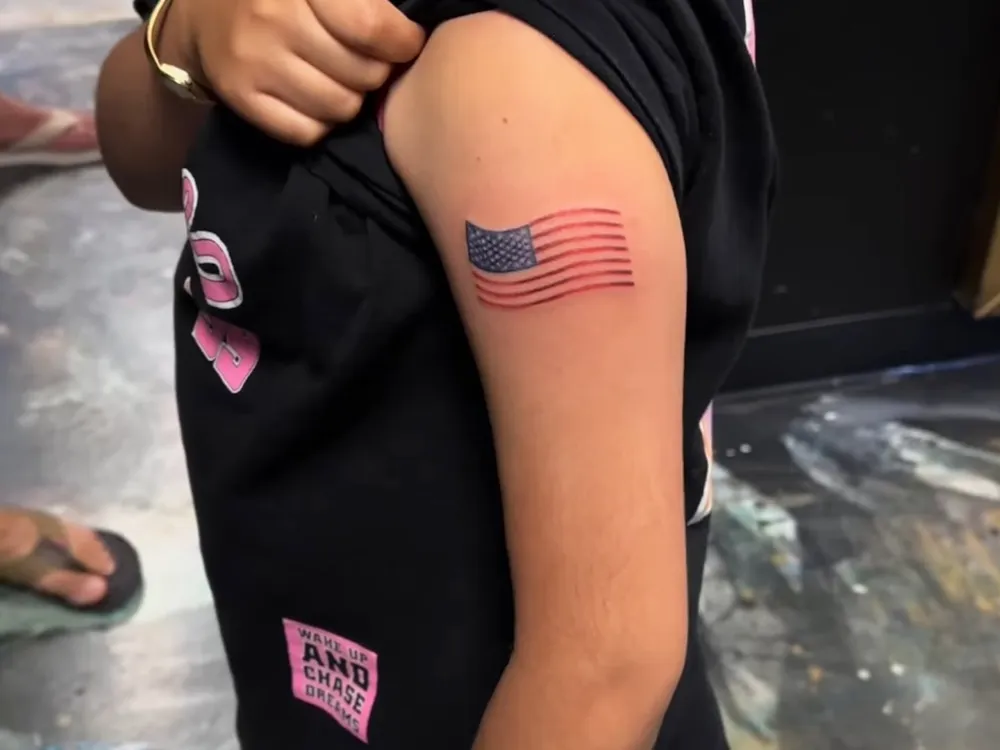 Controversy Erupts Over Arizona Tattoo Artist Inking 9-Year-Old with American Flag