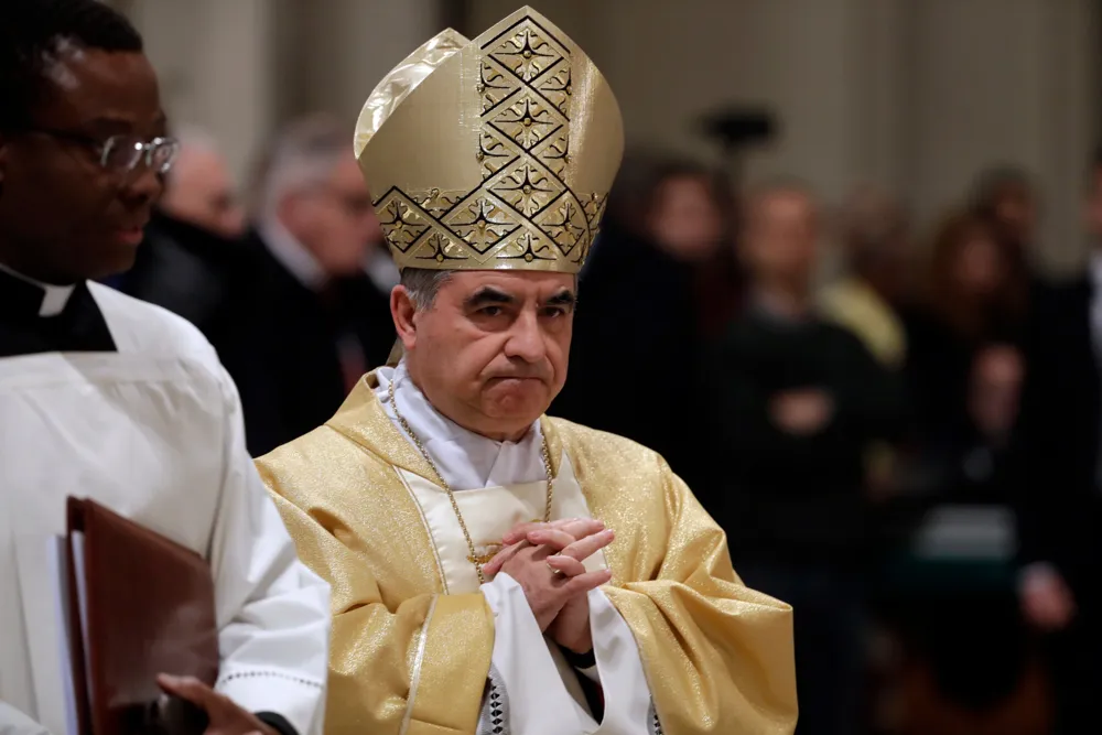 Cardinal Becciu Withdraws from Conclave Amid Embezzlement Scandal
