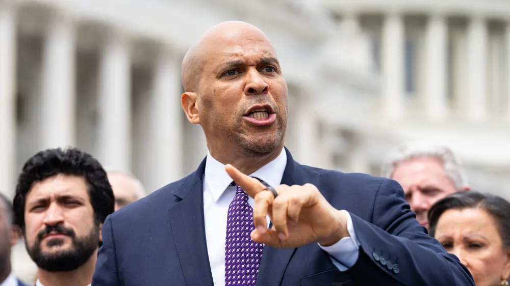 Cory Booker Accuses Fellow Democrats of Complicity with Trump in Heated Senate Exchange
