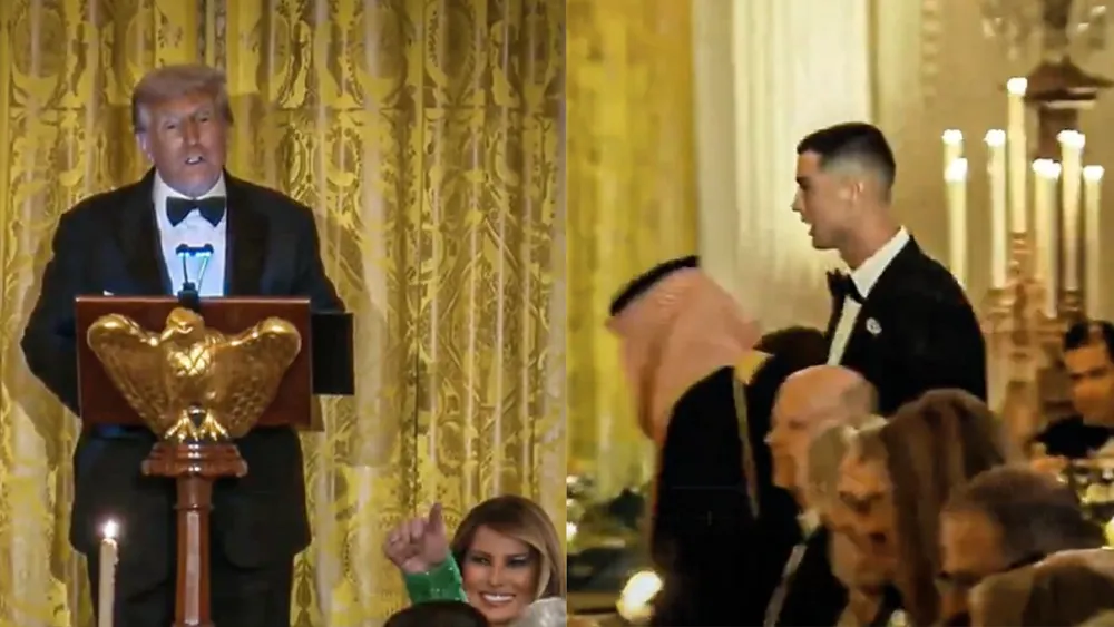 Cristiano Ronaldo, Elon Musk Attend Trump’s White House Dinner with Saudi Crown Prince