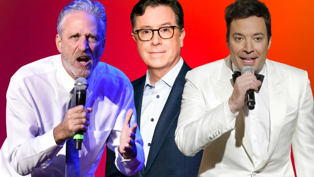 David Letterman, Jon Stewart, and Other Hosts Criticize CBS Following Colbert Cancellation