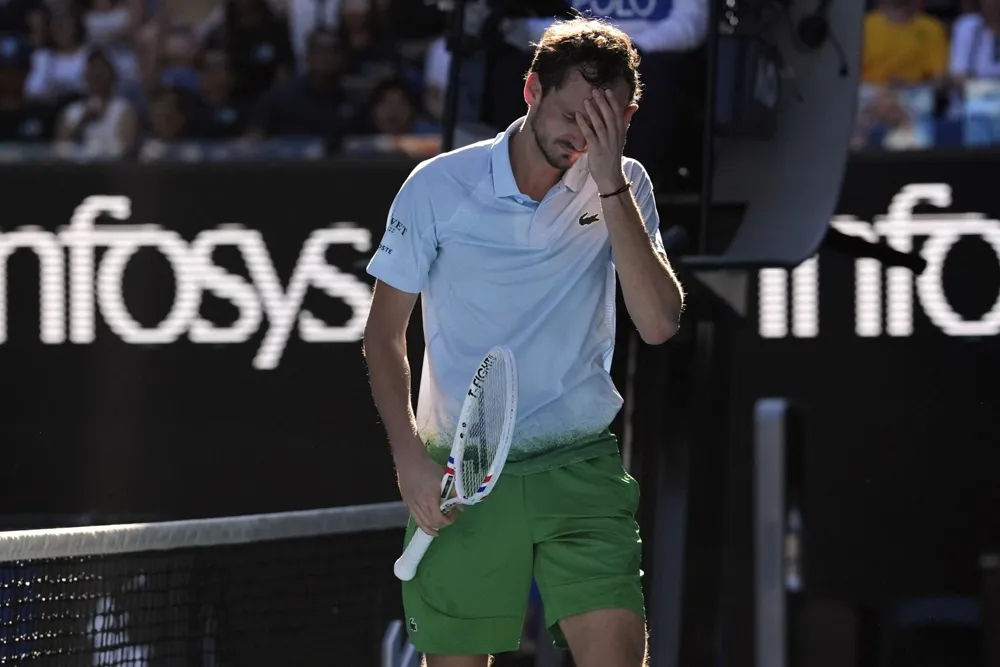 Daniil Medvedev Smashes Camera in Frustrated Outburst During Australian Open Match