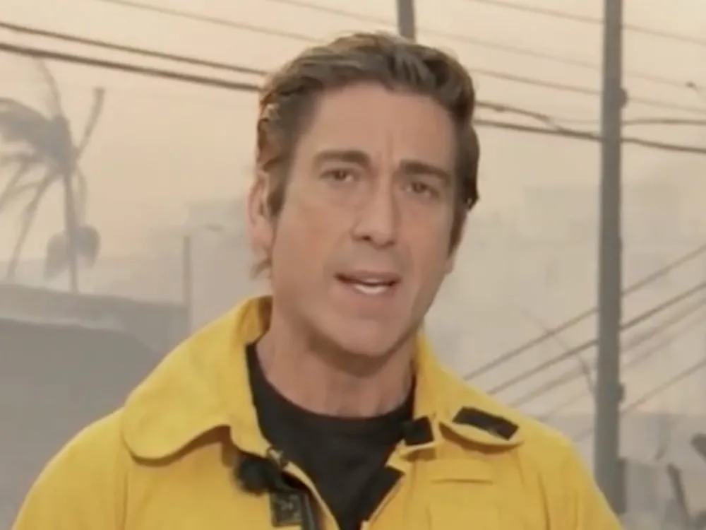 David Muir Faces Social Media Backlash for Using Clothespins on Jacket During Wildfire Report