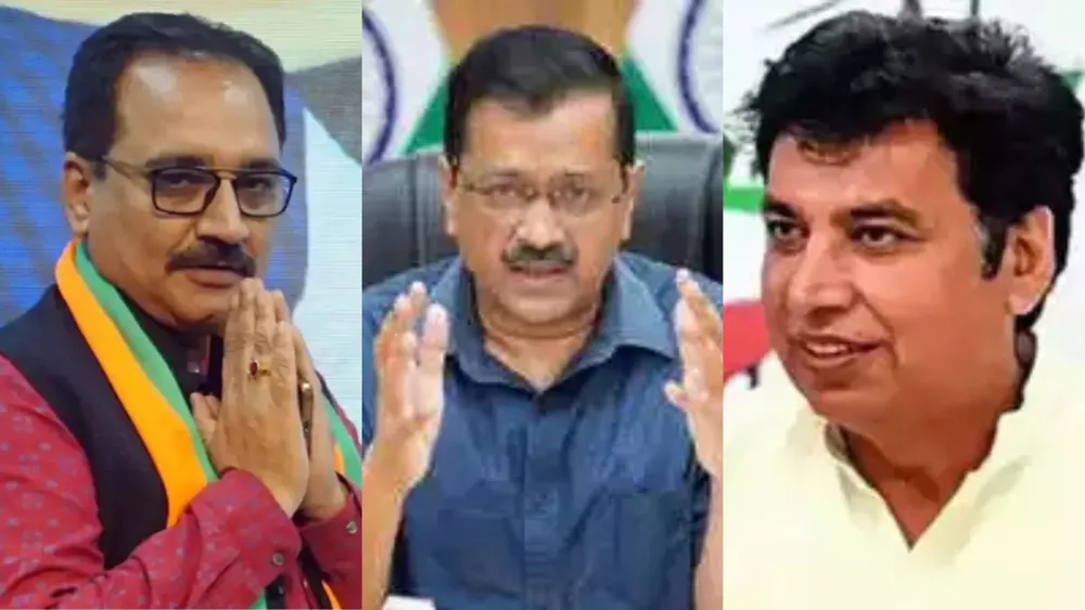 Delhi Assembly Elections: AAP, BJP, Congress Strategize in Key Tight Contests