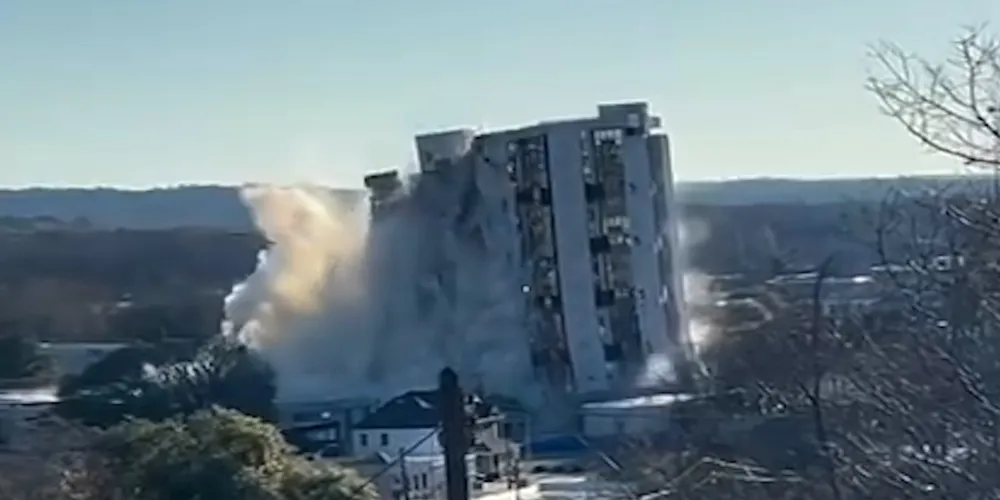 Demolition of Historic Ramada Hotel in Macon, Georgia Completed on New Year’s Day