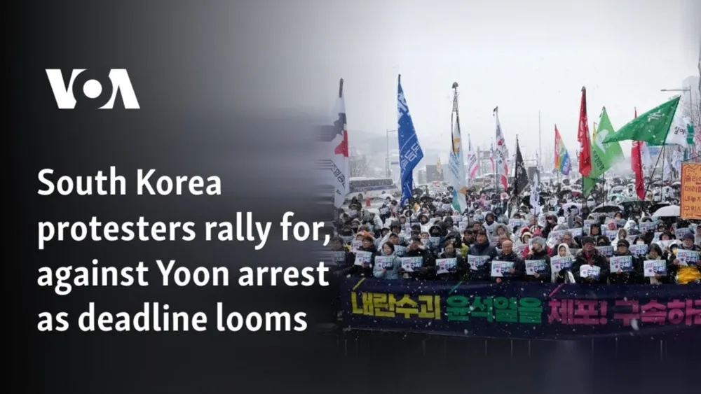 Intense Protests Erupt in South Korea Over Impeached President Yoon Suk Yeol's Possible Arrest