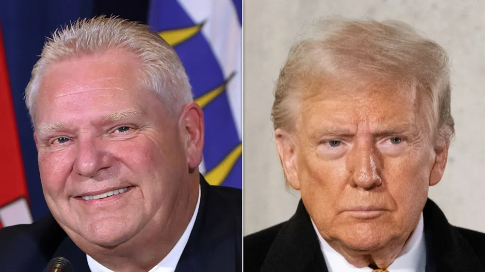 Doug Ford Jokingly Offers to Buy U.S. States Back to Trump’s Provocations