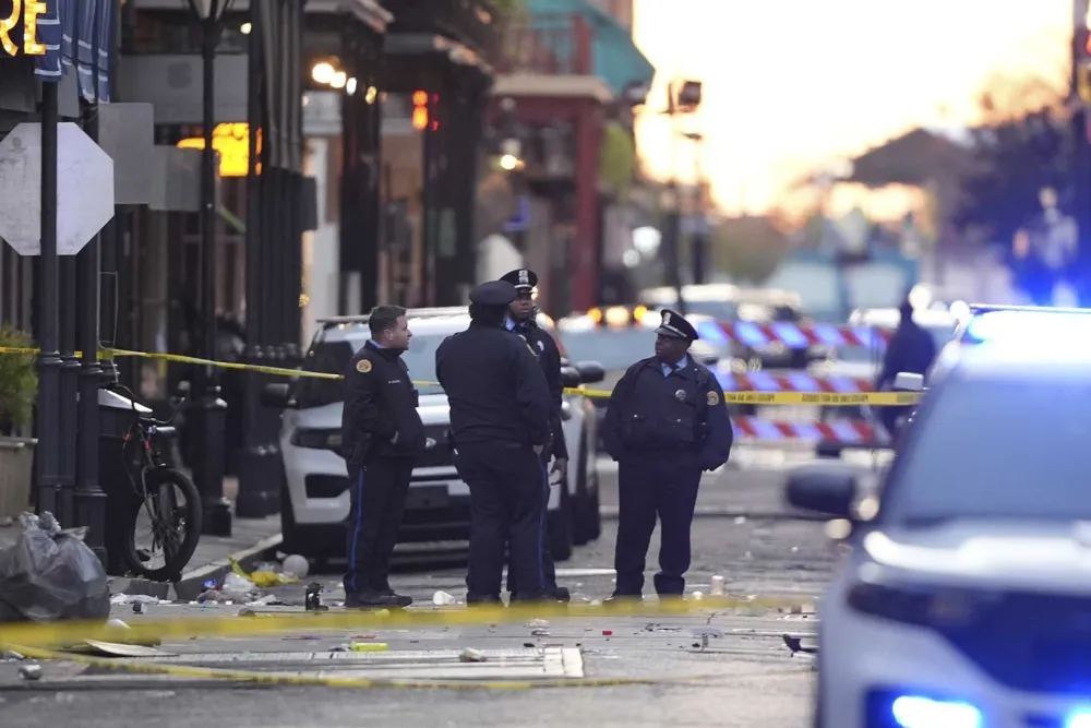 Driver targets New Year's crowd in New Orleans, resulting in 10 fatalities