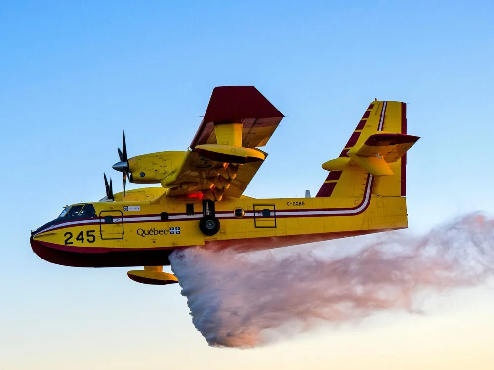 Drone Incident Grounds Canadian Super Scooper During LA Wildfire Response