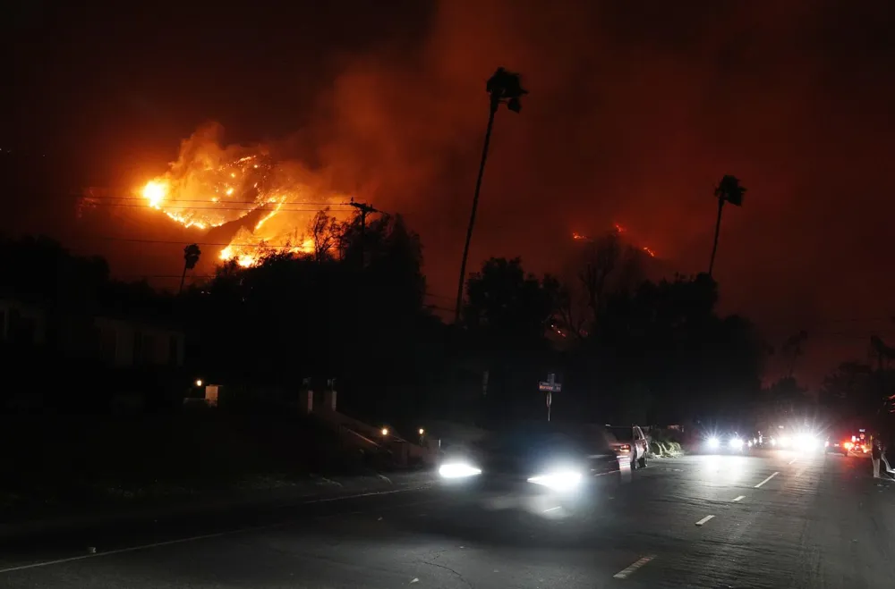 Eaton Fire Leads to Evacuations and Closures in Pasadena and Altadena