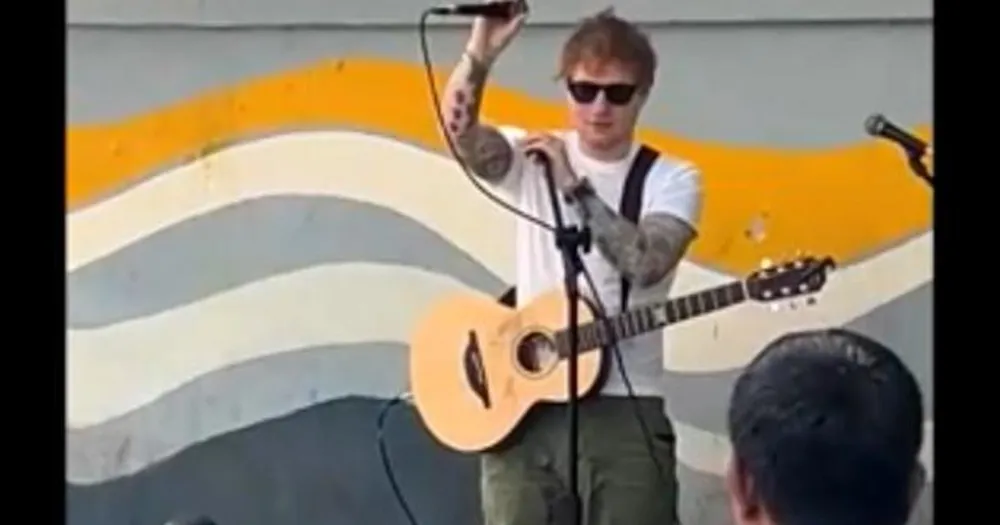 Ed Sheeran's Surprise Street Performance Cut Short by Bengaluru Police