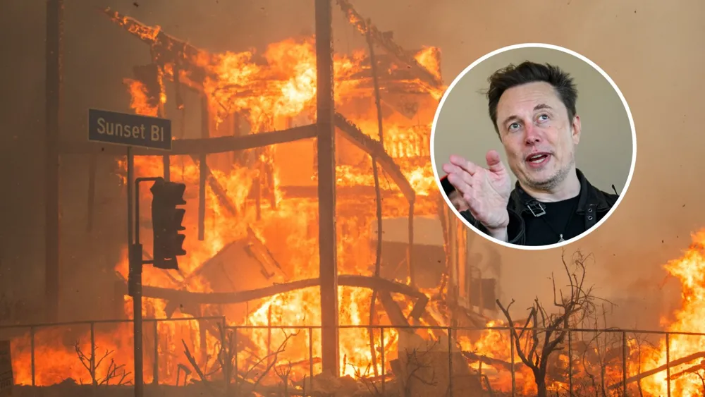 Elon Musk Delivers Starlink Terminals to Wildfire-Impacted Los Angeles Regions