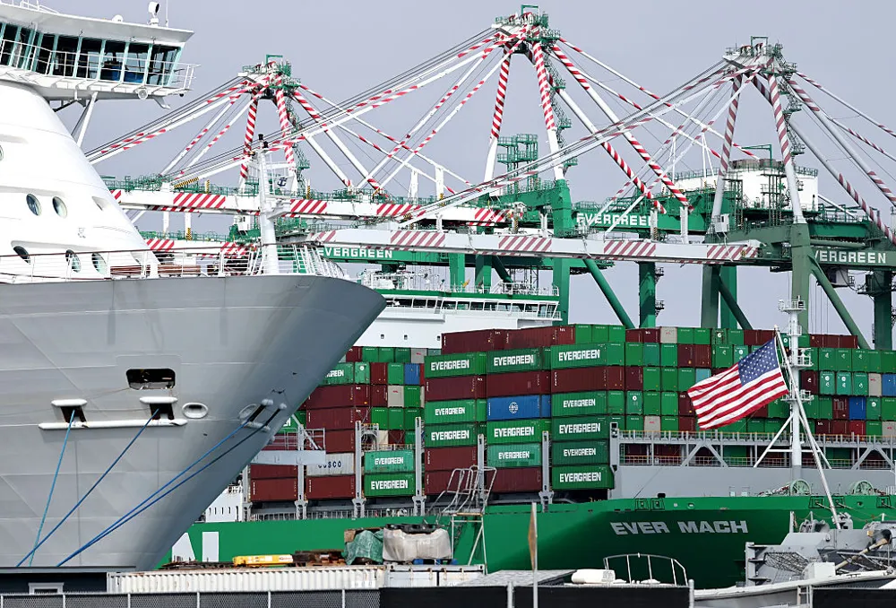 Fire on Cargo Ship at San Pedro Port Substantially Contained