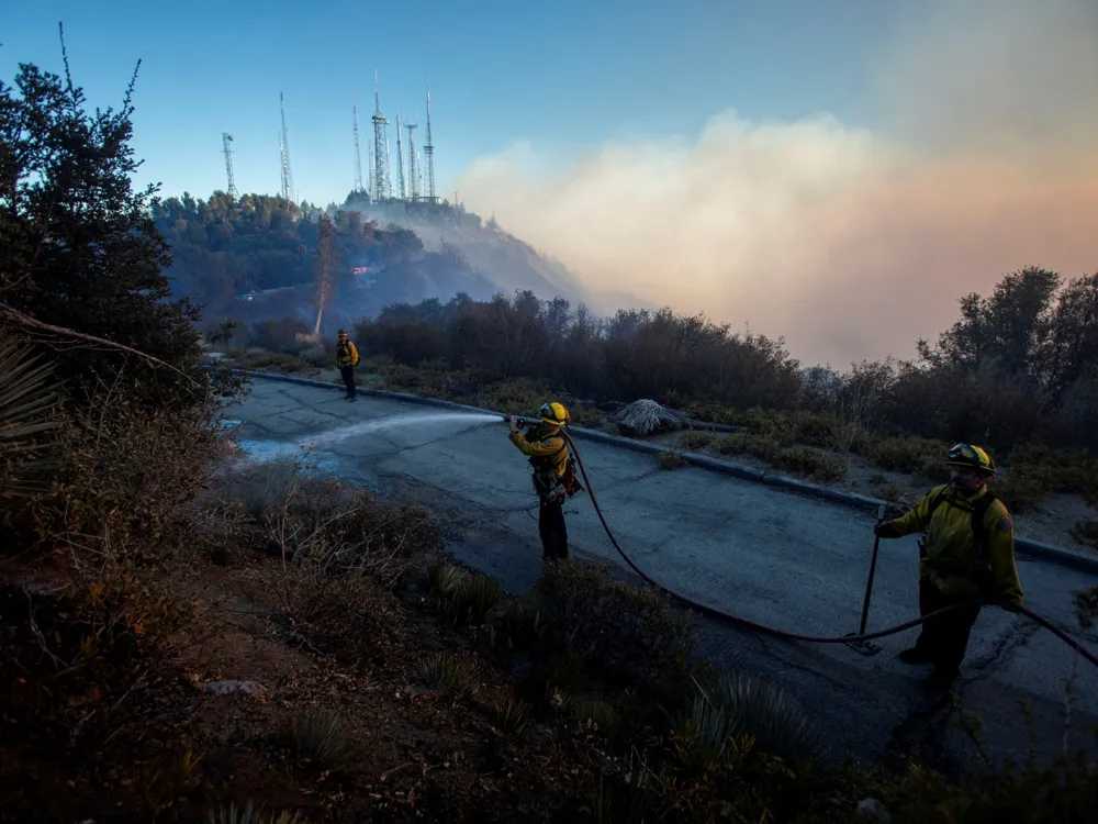 Firefighters Make Progress Against Historic Los Angeles Wildfires