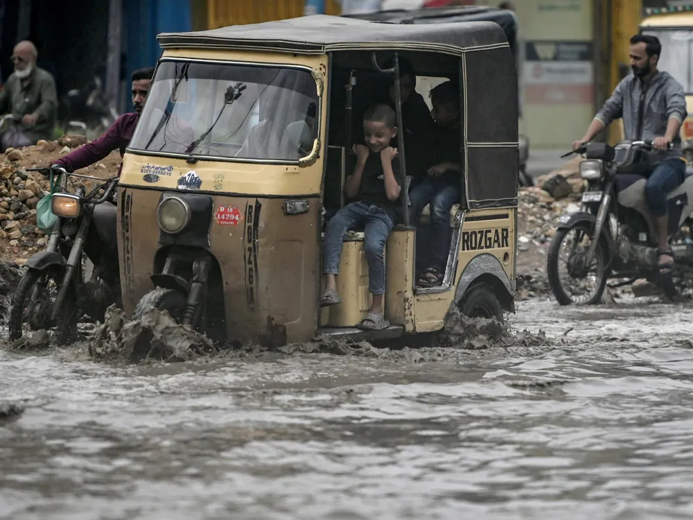 Widespread flash floods and heavy rains in Pakistan claim 45 lives, with children among the casualties