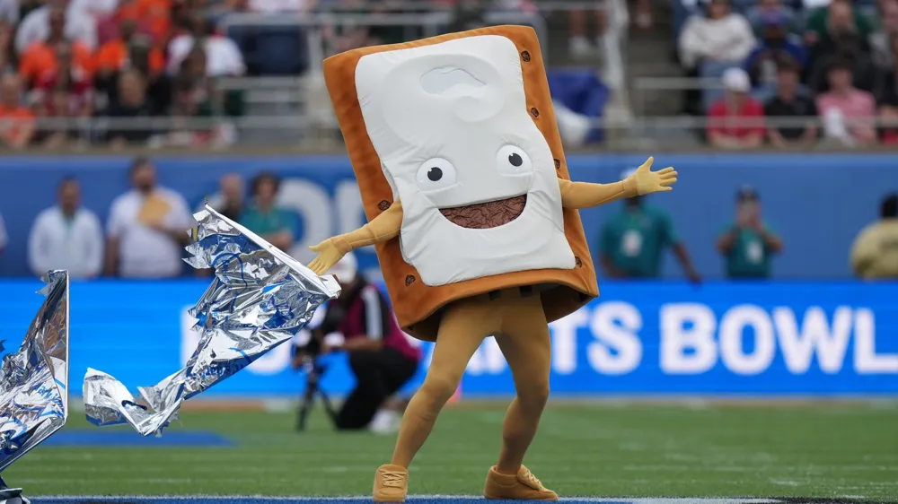 Football Fans Celebrate Fun With Quirky Pop-Tart Mascots At Bowl Game