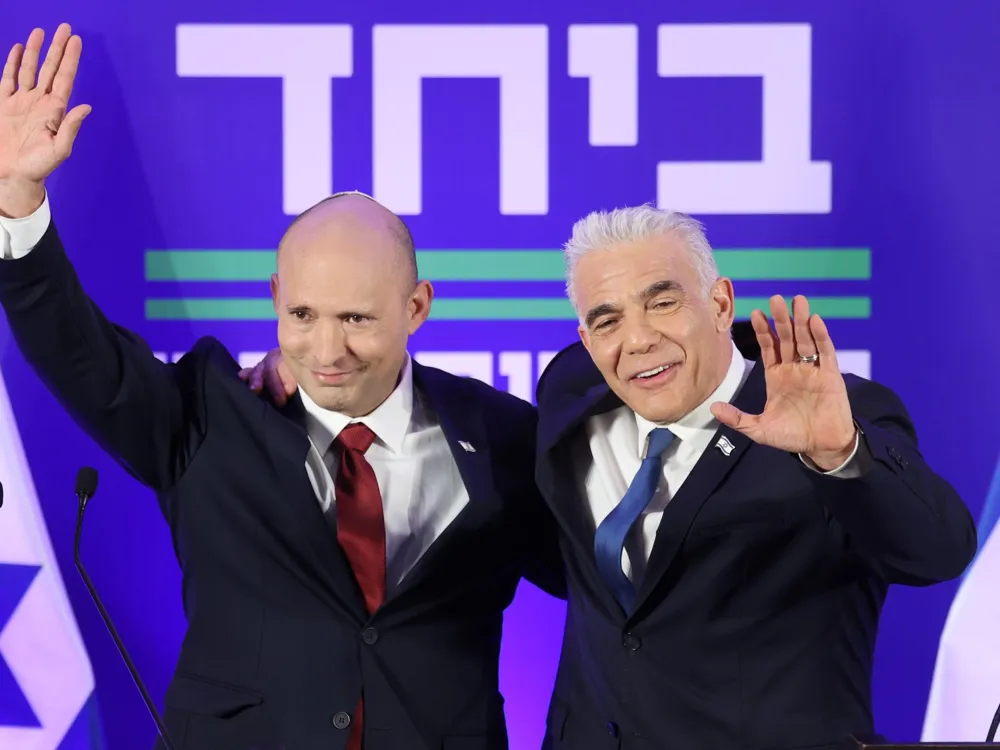 Former Israeli Prime Ministers Bennett and Lapid Merge Parties to Challenge Netanyahu