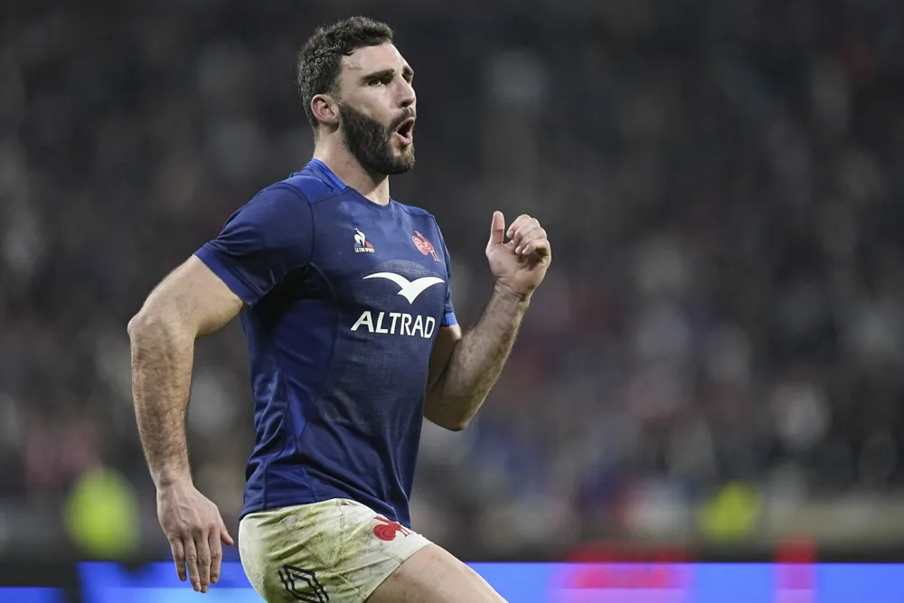 France Flanker Charles Ollivon to Undergo Knee Surgery, Ruled Out for Season