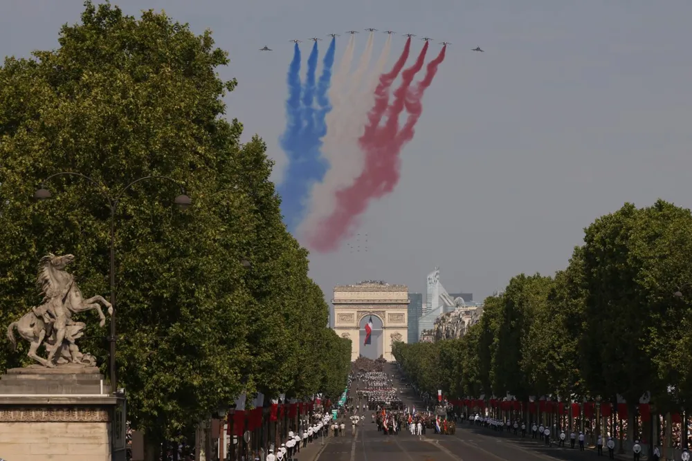 France's Bastille Day Parade Highlights Unity with Ukraine Amid Heatwave Challenges