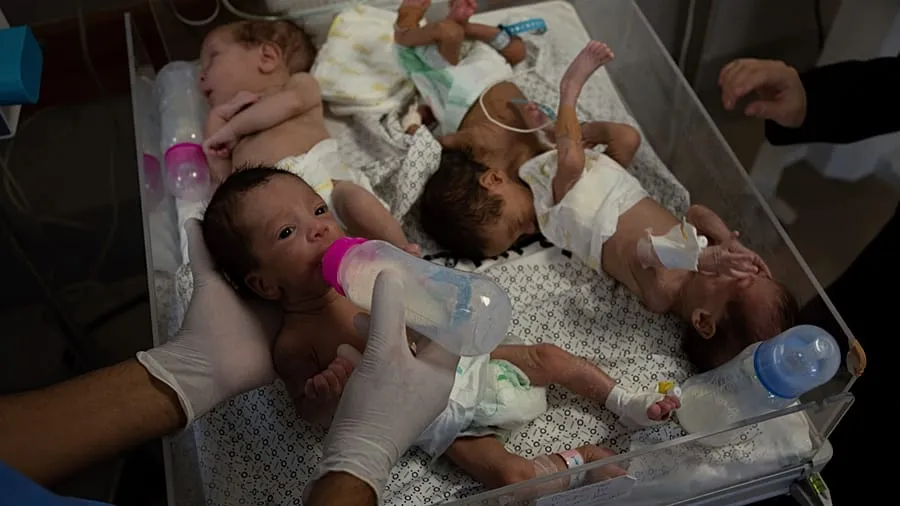 Gaza Families Celebrate Reunion of Evacuated Premature Babies After Years Apart
