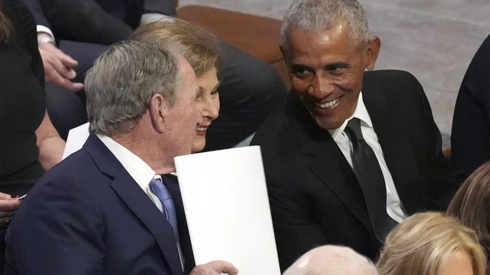 George W. Bush and Barack Obama’s Heartwarming Moment at Jimmy Carter's Funeral Goes Viral