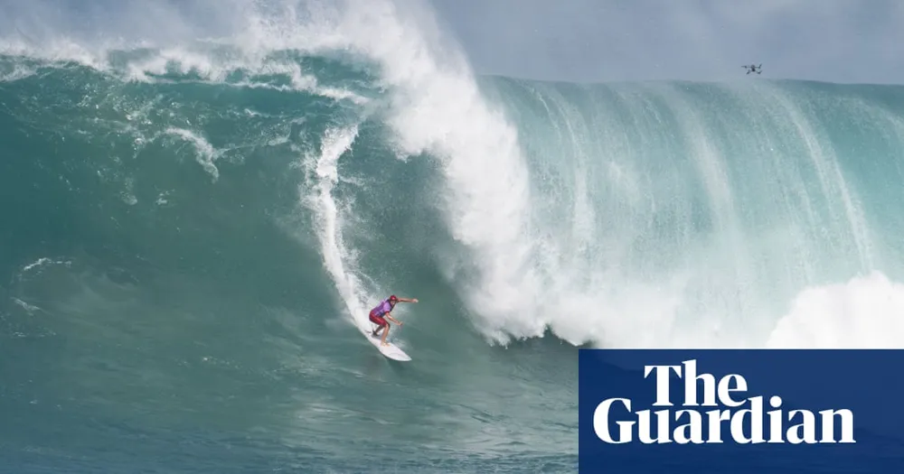 Giant waves enable rare Eddie surfing competition in Hawaii