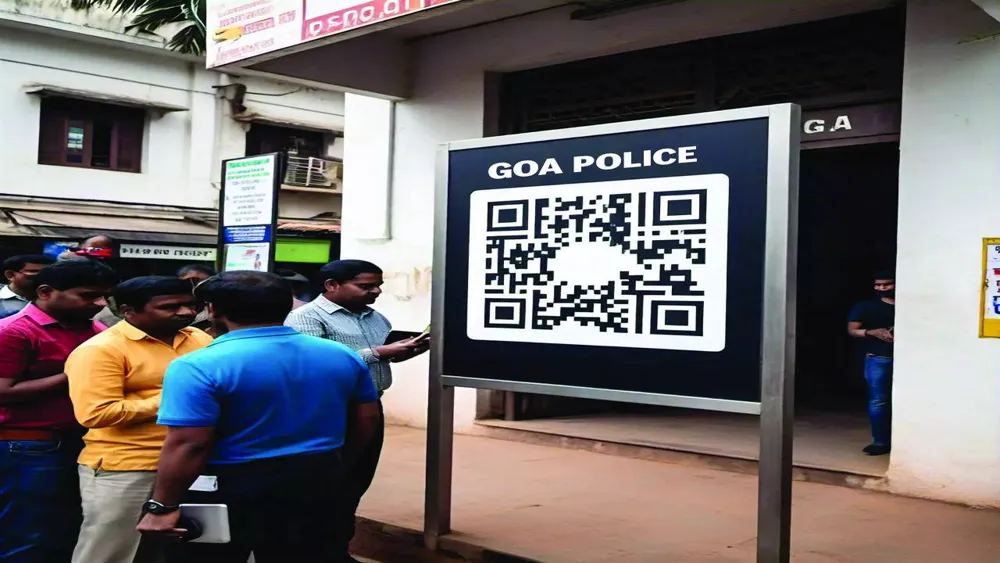 Goa Police Stations Introduce QR Codes for Public Feedback