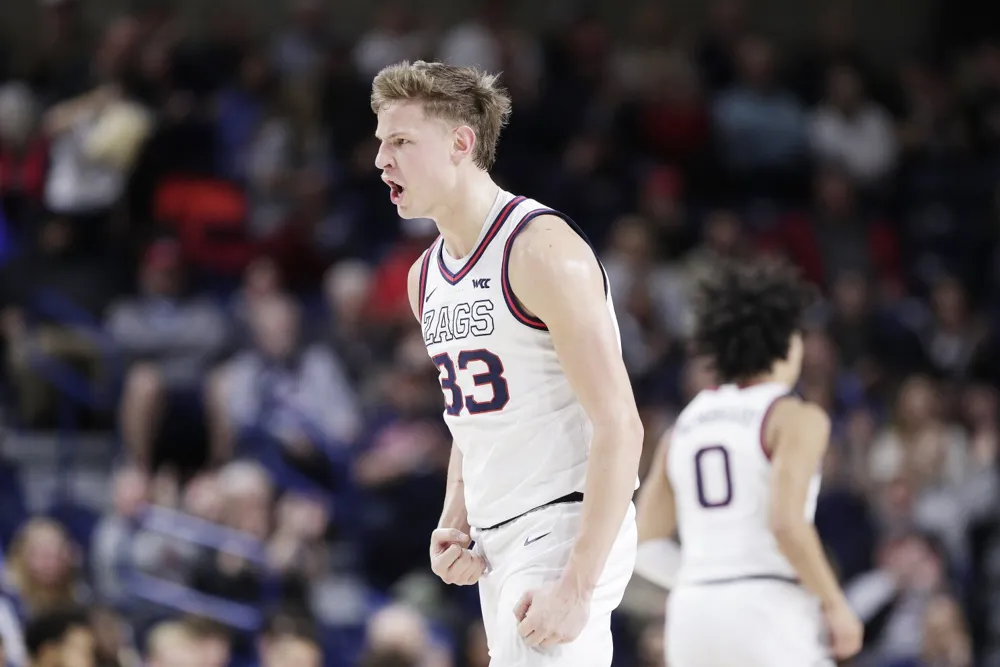 Gonzaga Secures 93-80 Victory Over San Diego with Gregg's 23 Points