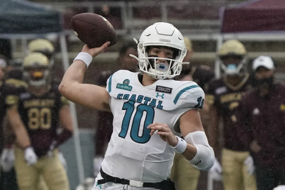 Grayson McCall Returns to Coastal Carolina as Offensive Analyst After Concussion Retirement