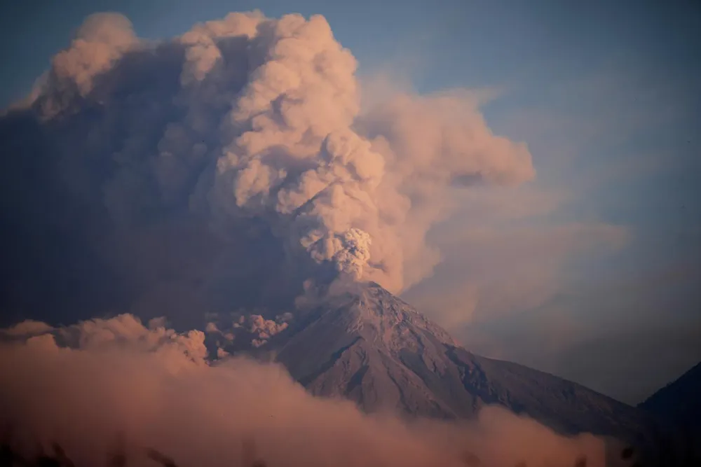 Guatemala's Volcano of Fire Erupts, Prompting Evacuations for Thousands