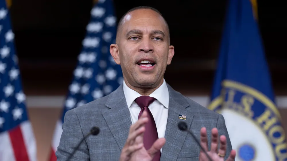 Hakeem Jeffries' Humorous Slip-Up While Vowing to Fight for Freedoms in Congress