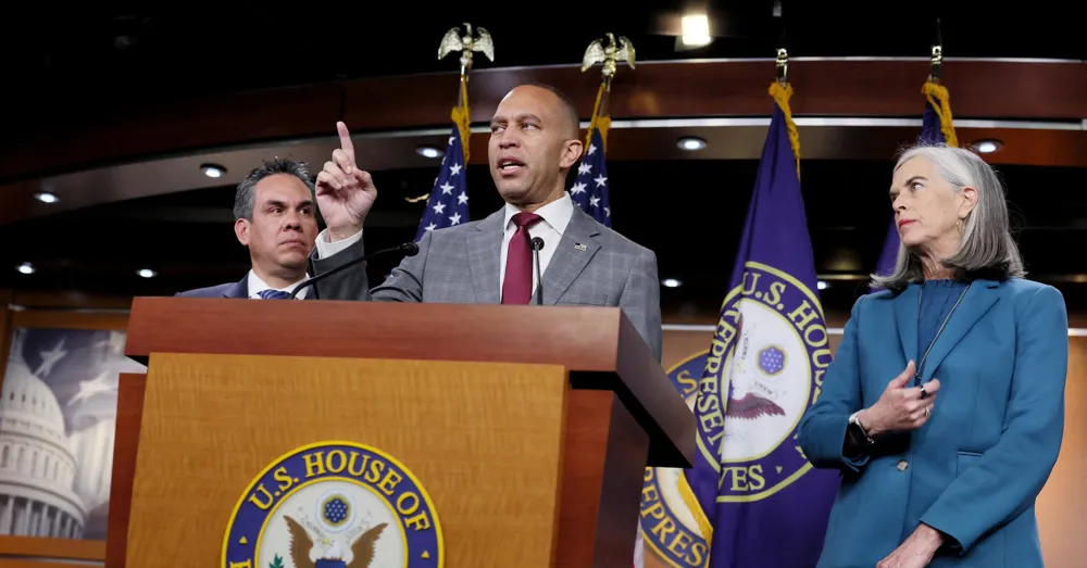 Hakeem Jeffries Leverages Limited Power in Divided US House Amidst Trump Era