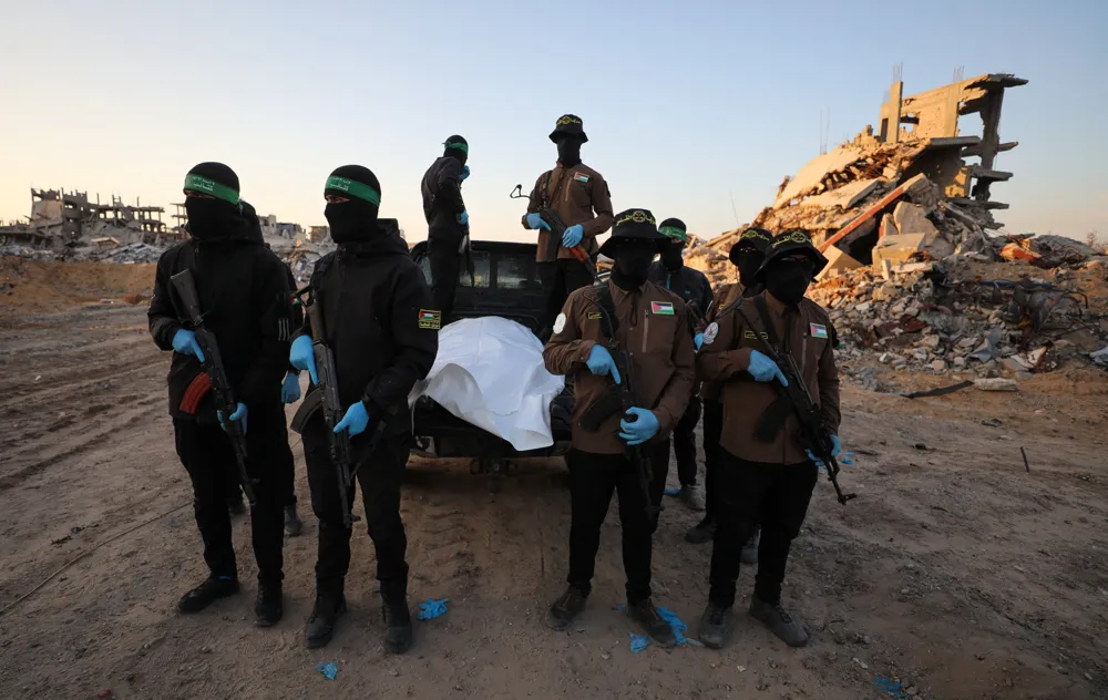 Hamas hands over remains of possible hostages as Israel plans to reopen Gaza crossing