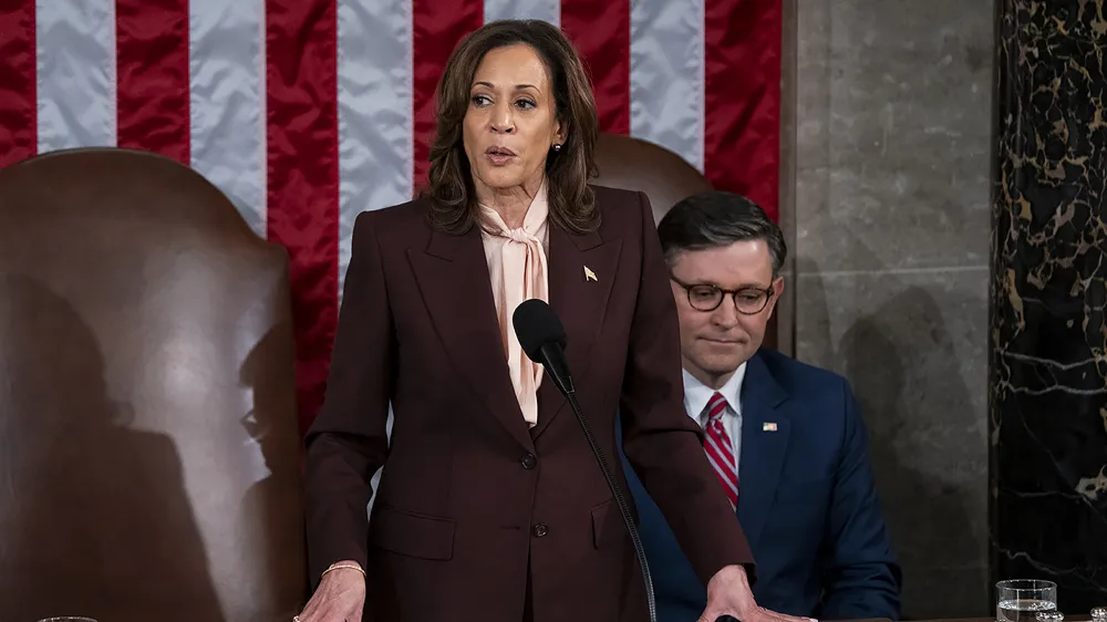 Harris Addresses Congress After Trump's Electoral Victory Certification