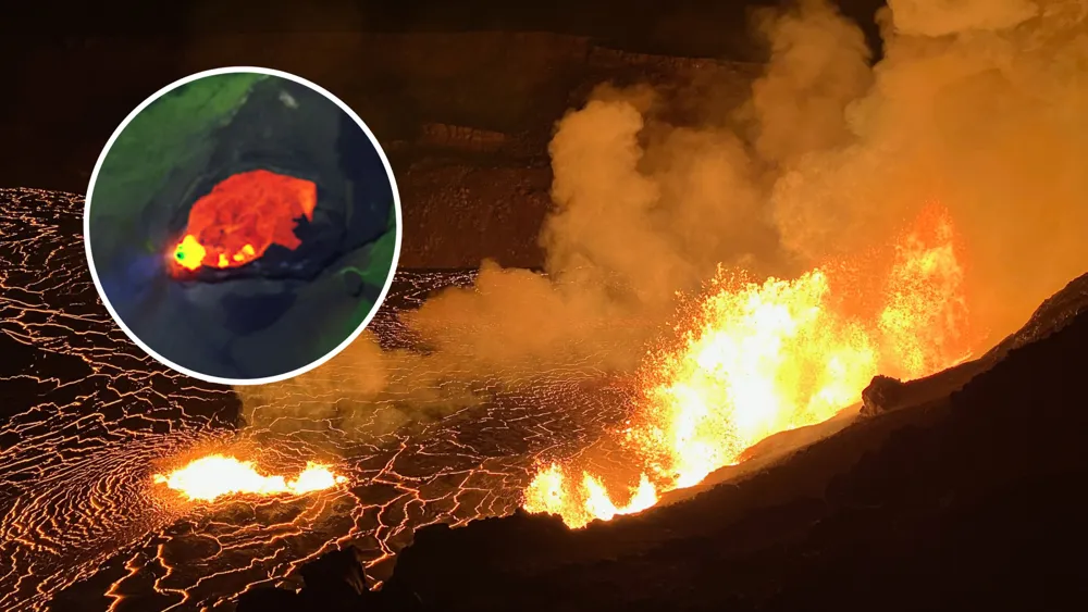 Hawaii's Kīlauea Volcano Erupts Again, Lava Fountains Reach 300 Feet