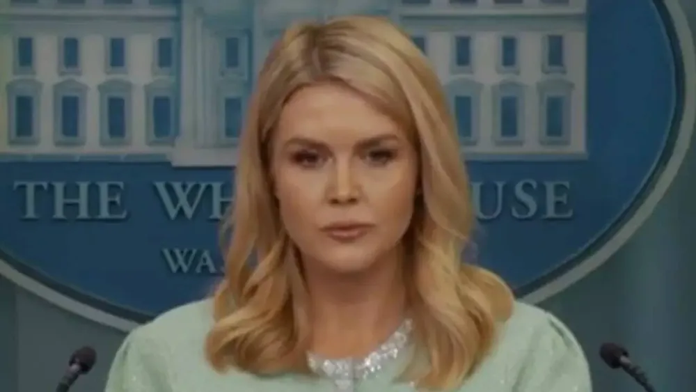 Heated Exchange at White House Briefing: Press Secretary Defends Trump's Tariff Policies