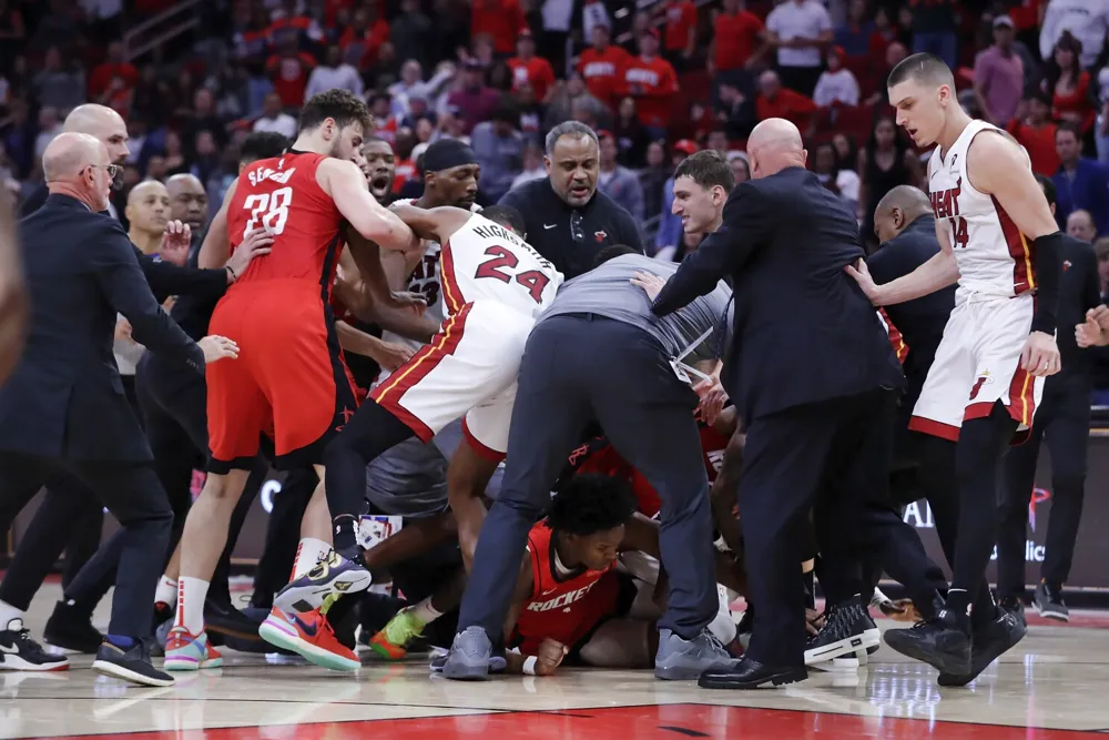 Altercation Leads to Multiple Ejections as Heat Edge Rockets 104-100