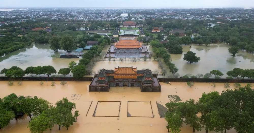 Historic rainfall inundates Vietnam's Hue and Hoi An, triggering extensive evacuations
