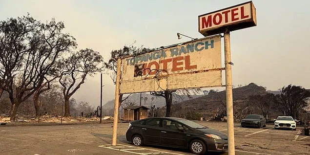 Historic Sites Devastated by Palisades Fire: The Loss of Topanga Ranch Motel and Will Rogers' Ranch House