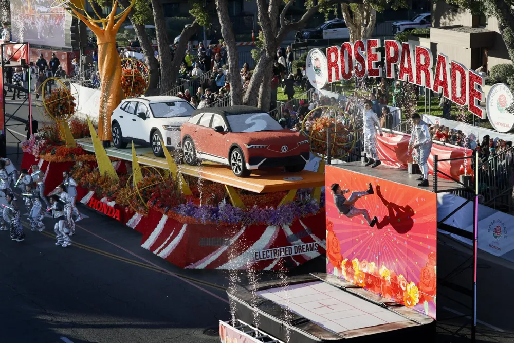 Honda's Rose Parade Float Raises Concerns Over Electric Vehicle Commitment