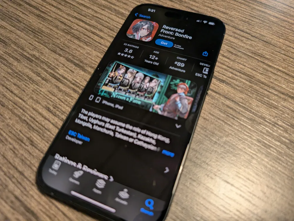 Hong Kong Authorities Ban Mobile Game Promoting Independence Movements
