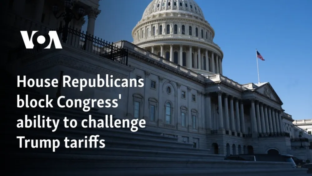 House Republicans Reinforce Trump's Tariff Authority with Procedural Maneuver