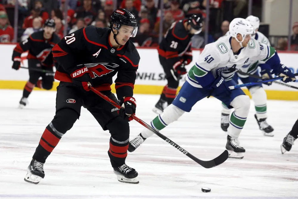 Hurricanes Secure 2-0 Victory Over Canucks with Staal's Contributions