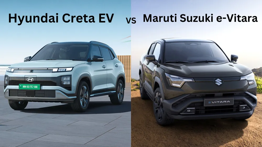 Hyundai Creta EV and Maruti Suzuki e-Vitara: Comprehensive Comparison of Design, Specs, and Range