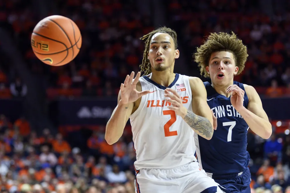 Illinois Dominates Penn State with 91-52 Victory Led by Humrichous's 21 Points