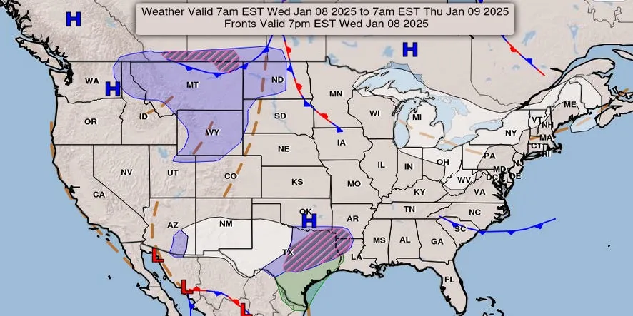 Incoming Winter Storm Set to Bring Historic Snowfall to Dallas Before College Football Semifinal