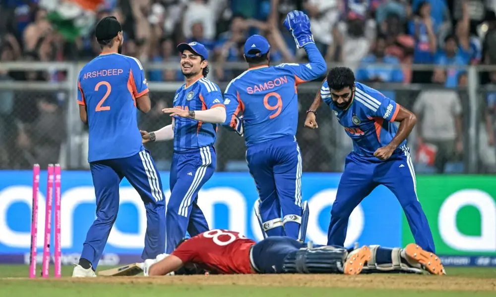 India edges England to secure T20 World Cup final against New Zealand