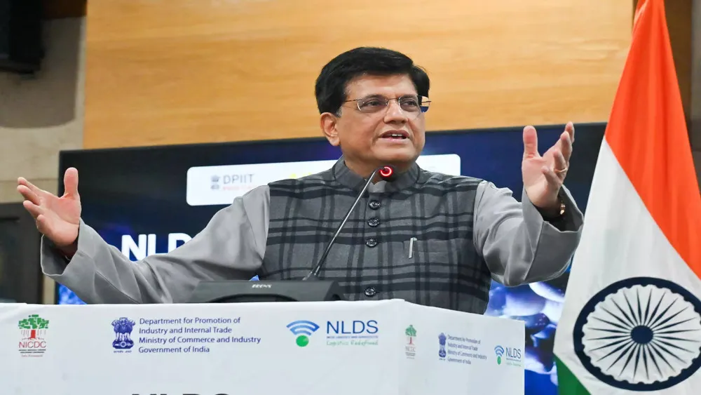 India's Minister Piyush Goyal Unveils Strategy to Boost Export Growth in Goods and Services