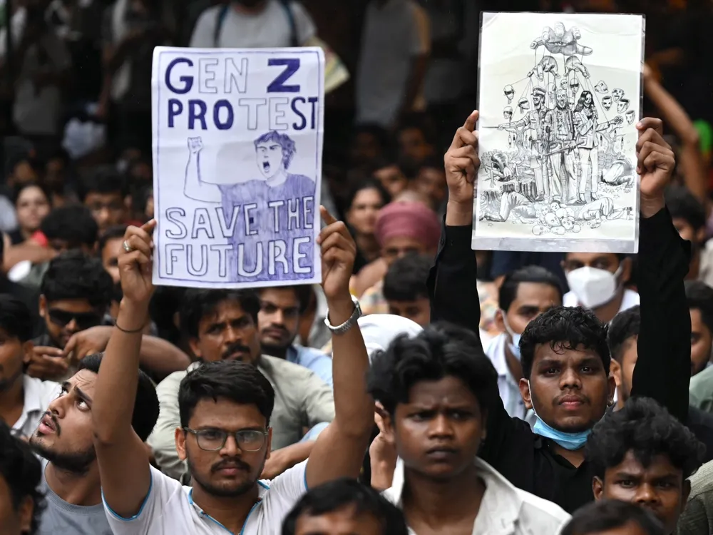 India's youth protests continue as leaders meet with government